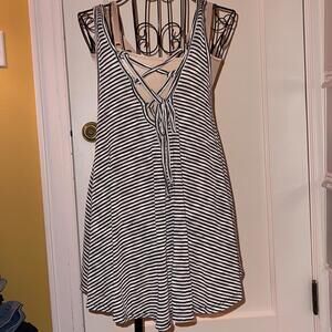 Vintage Havana flowy tank w ties  NWOT S